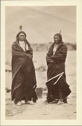 Two braves, Dakota, 1868
